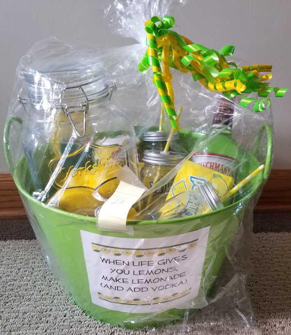 Lemon Vodka Basket