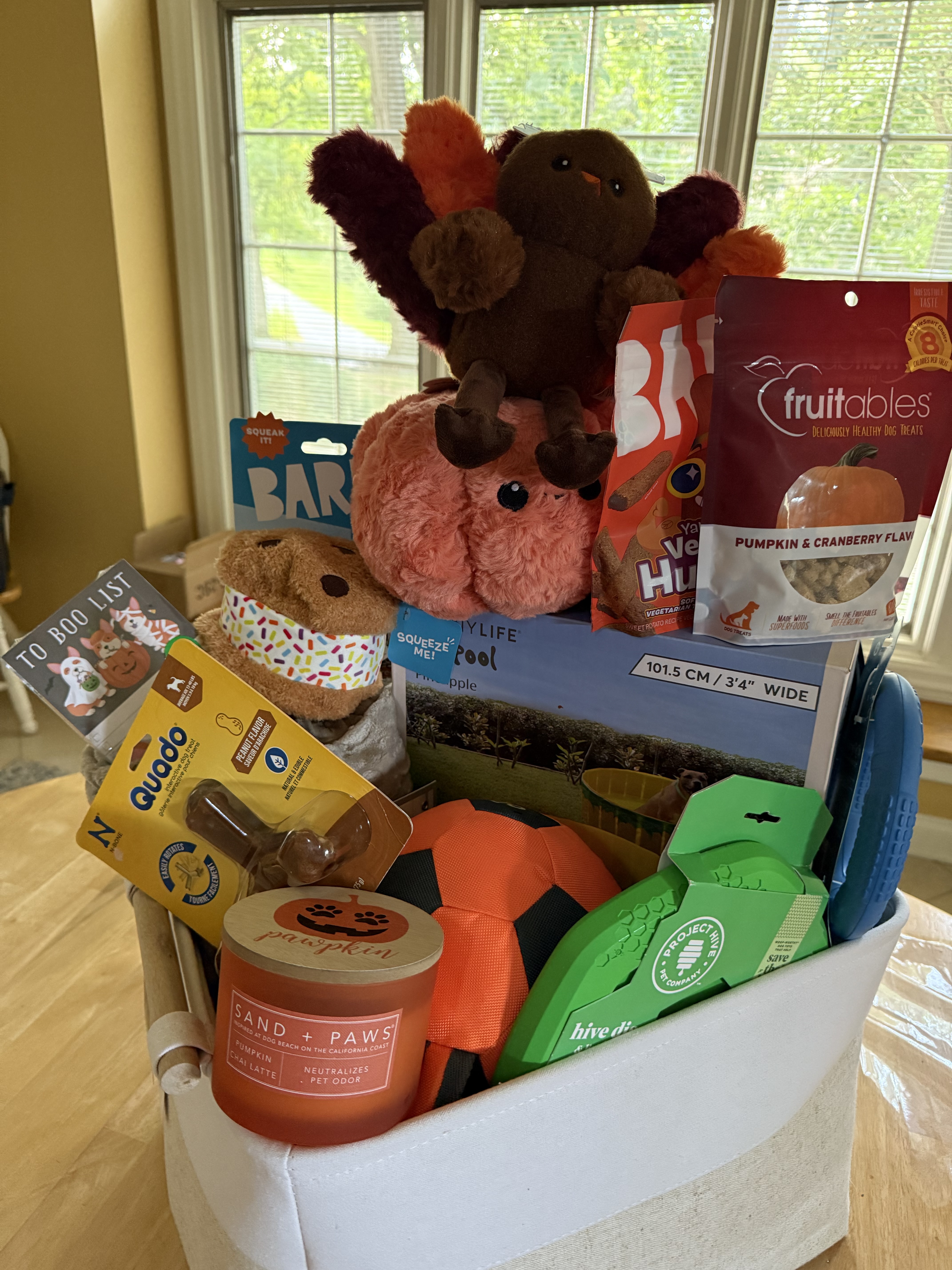 man's best friend basket